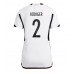Tyskland Antonio Rudiger #2 Replika Hemma matchkläder Dam VM 2022 Korta ärmar